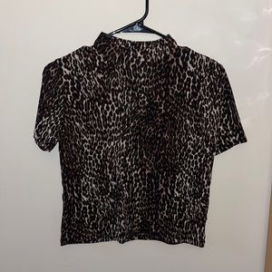 Zara Leopard Top (NWOT)